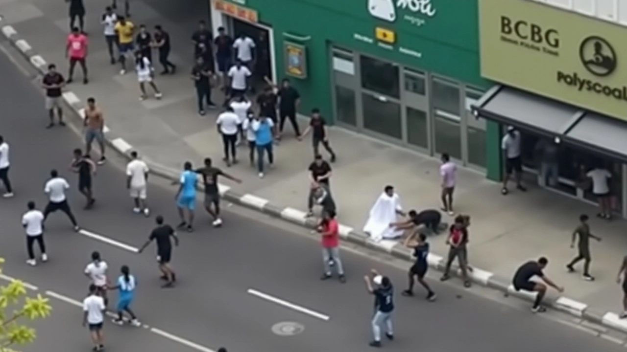 Confronto entre Torcidas Organizadas em Belém antes de Jogo do Sport e Paysandu